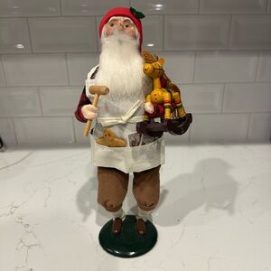 Byers Choice vintage caroler. Working Santa 2nd edition. 1995.